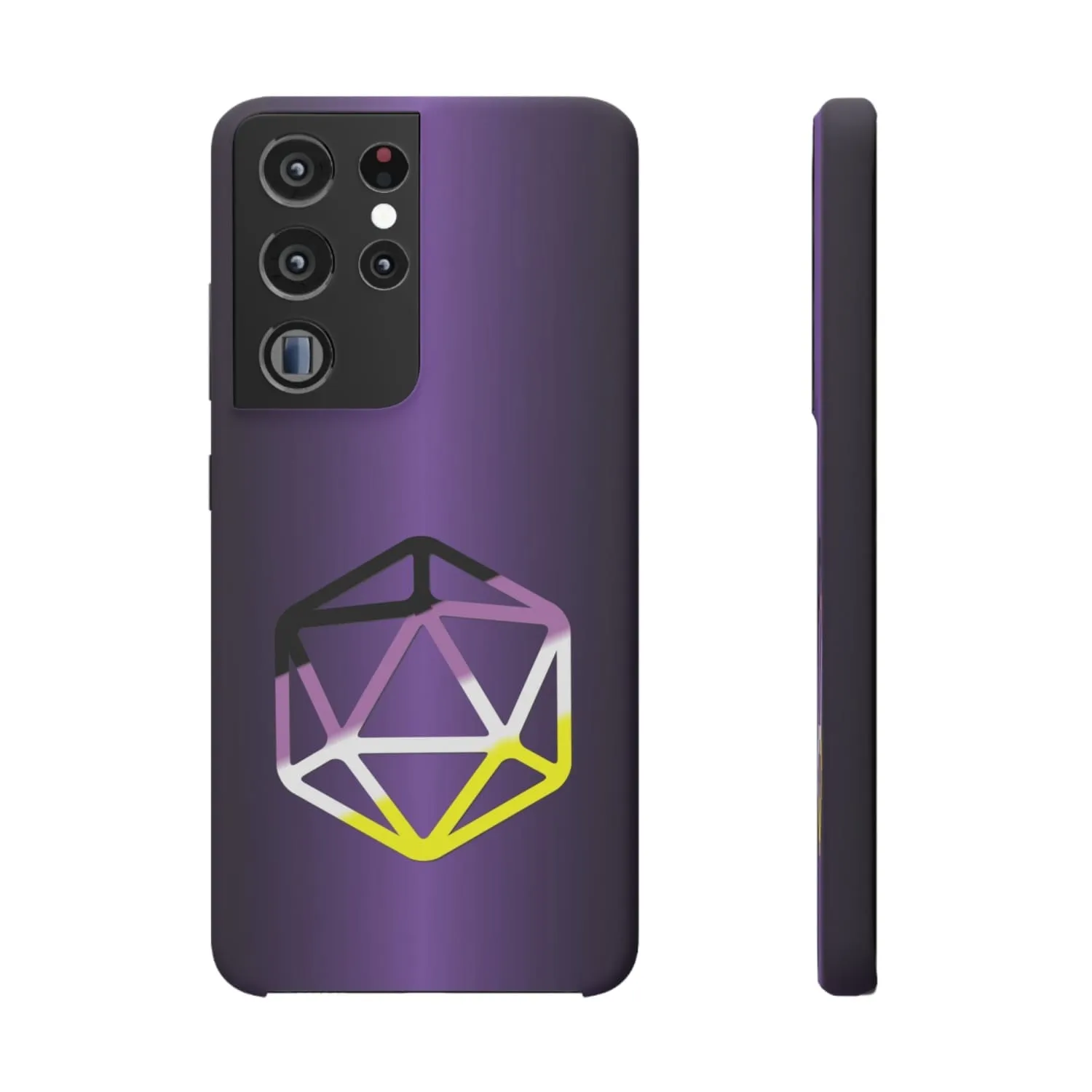 D20 Critical Pride Non-Binary Pride PY Snap Phone Case