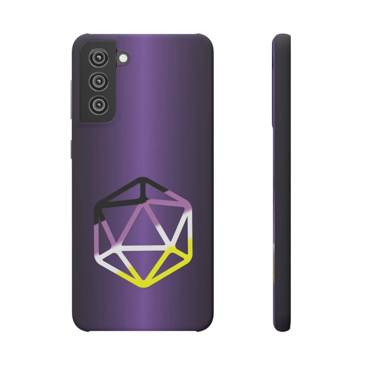 D20 Critical Pride Non-Binary Pride PY Snap Phone Case