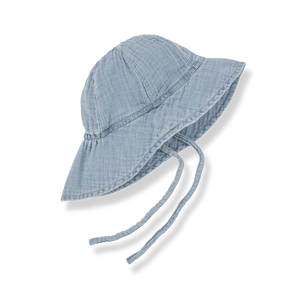 Daniele Denim Muslin Hat