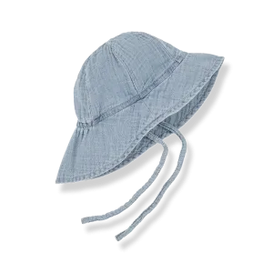 Daniele Denim Muslin Hat