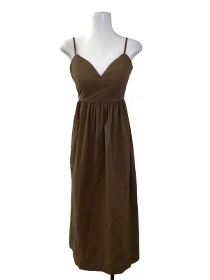Dark Brown Padded Dress