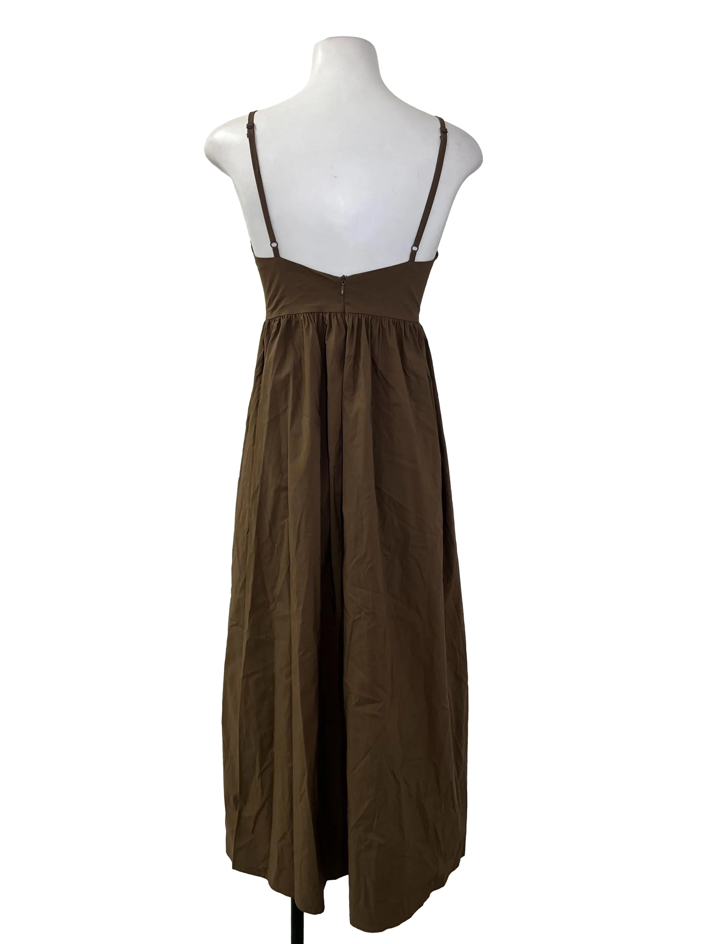 Dark Brown Padded Dress