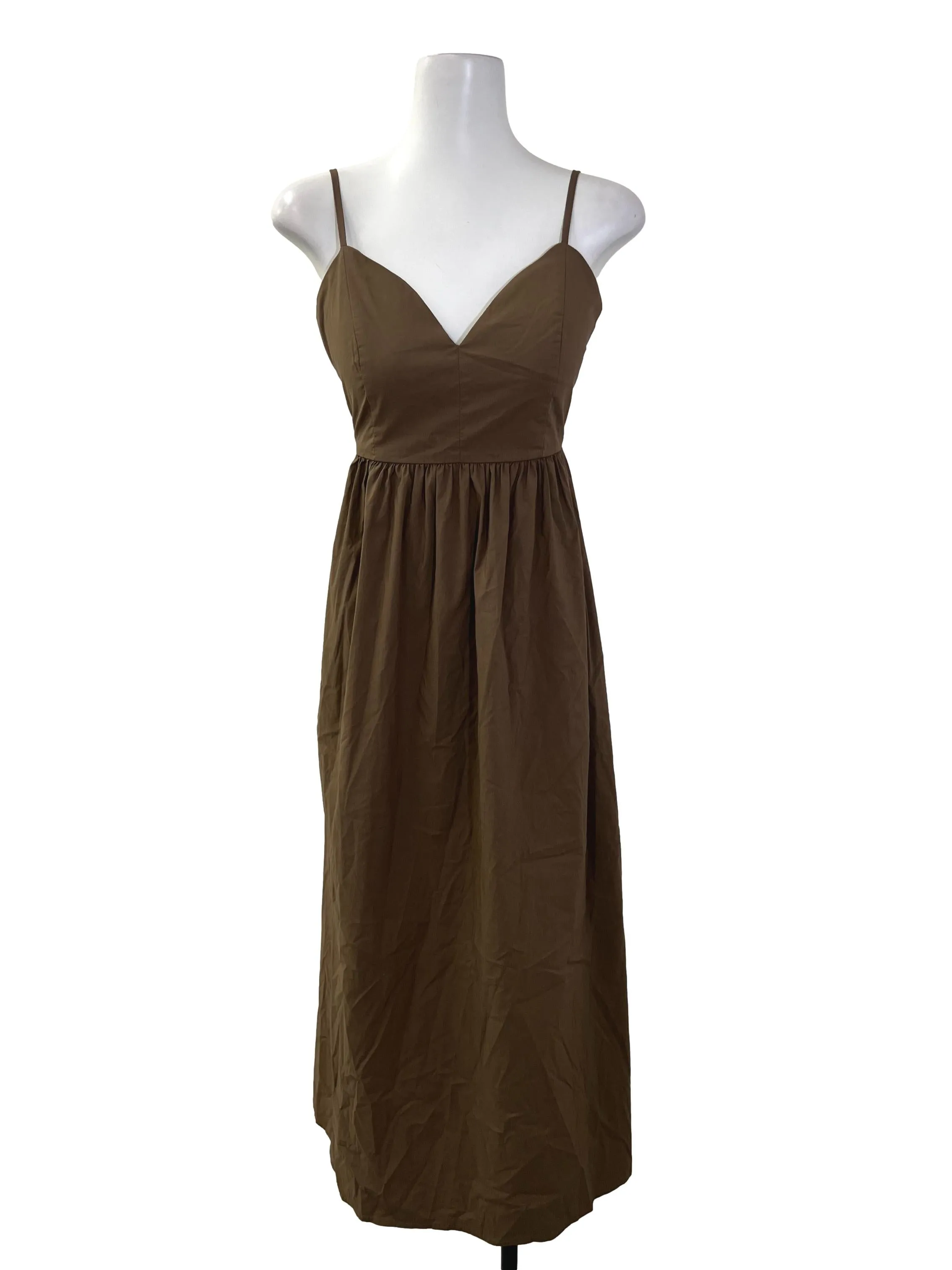 Dark Brown Padded Dress