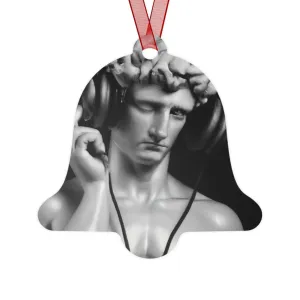 David with Headsets Metal Ornaments
