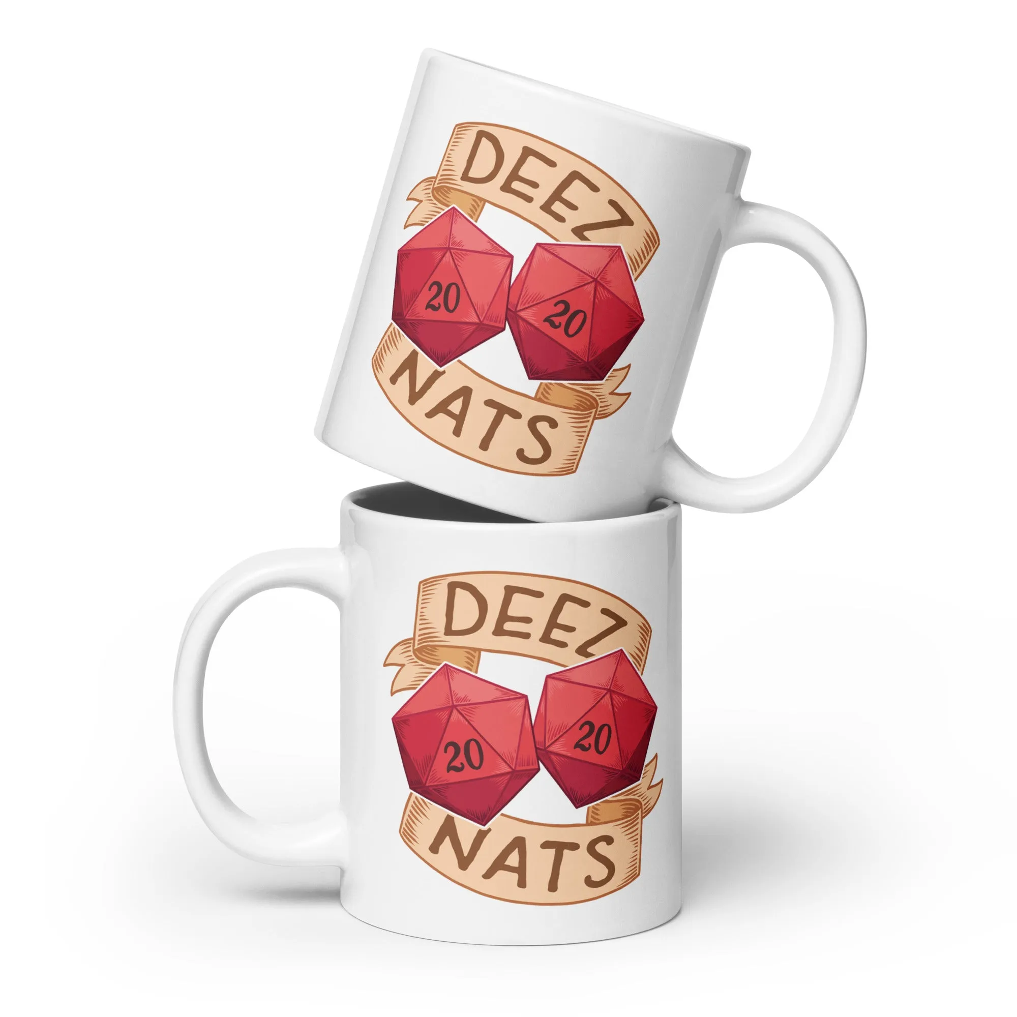 Deez Nats White Glossy Mug