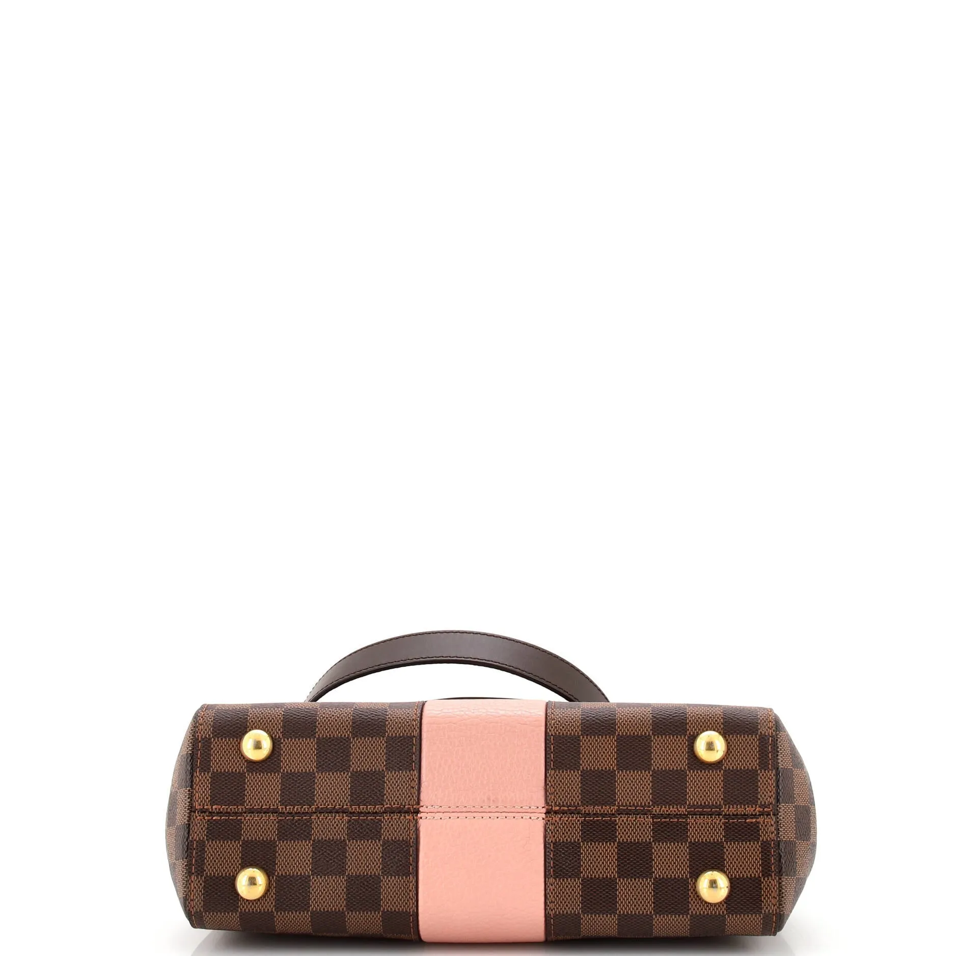 Designer Bond Street Handbag Damier with Leather MM