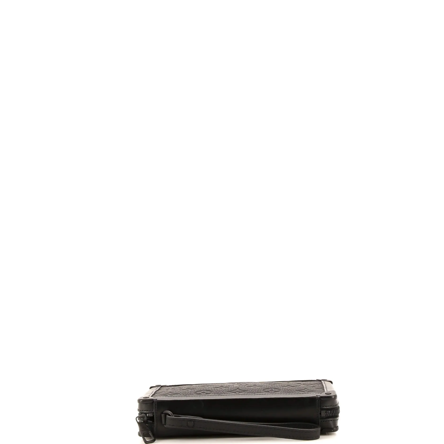 Designer Soft Trunk Clutch Monogram Taurillon Leather