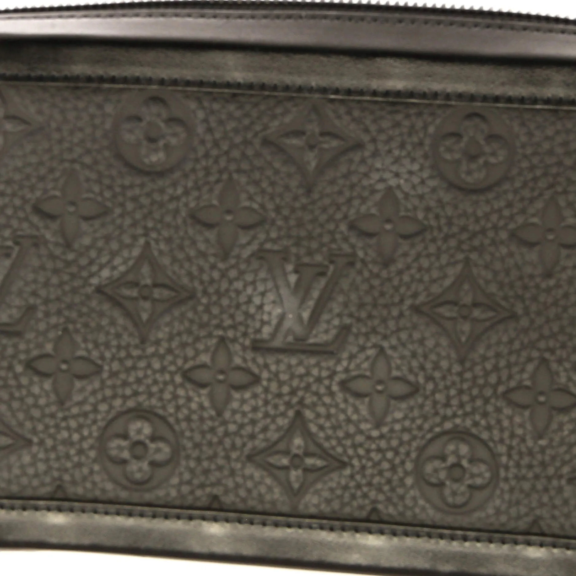 Designer Soft Trunk Clutch Monogram Taurillon Leather