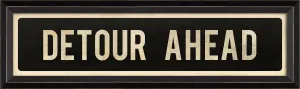 Detour Ahead Sign