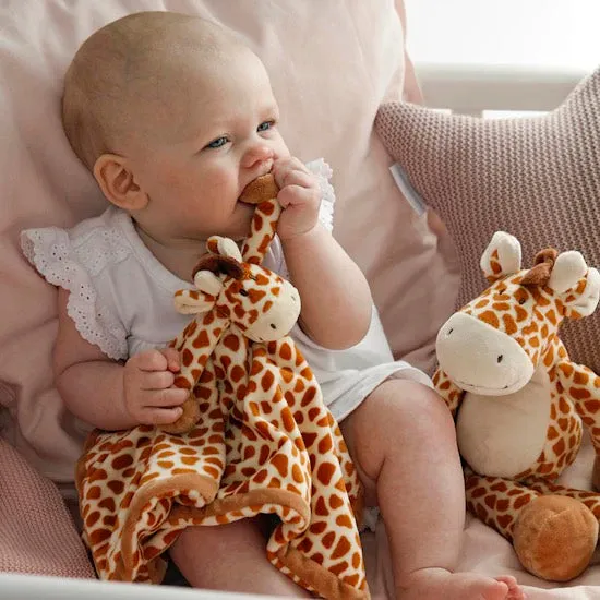 Diinglisar Wild Giraffe Plush Soother Comforter Blanket