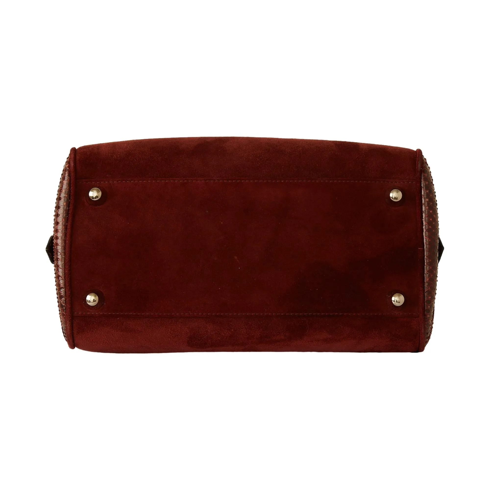 Dior Dark Brown Suede Gambler Bag