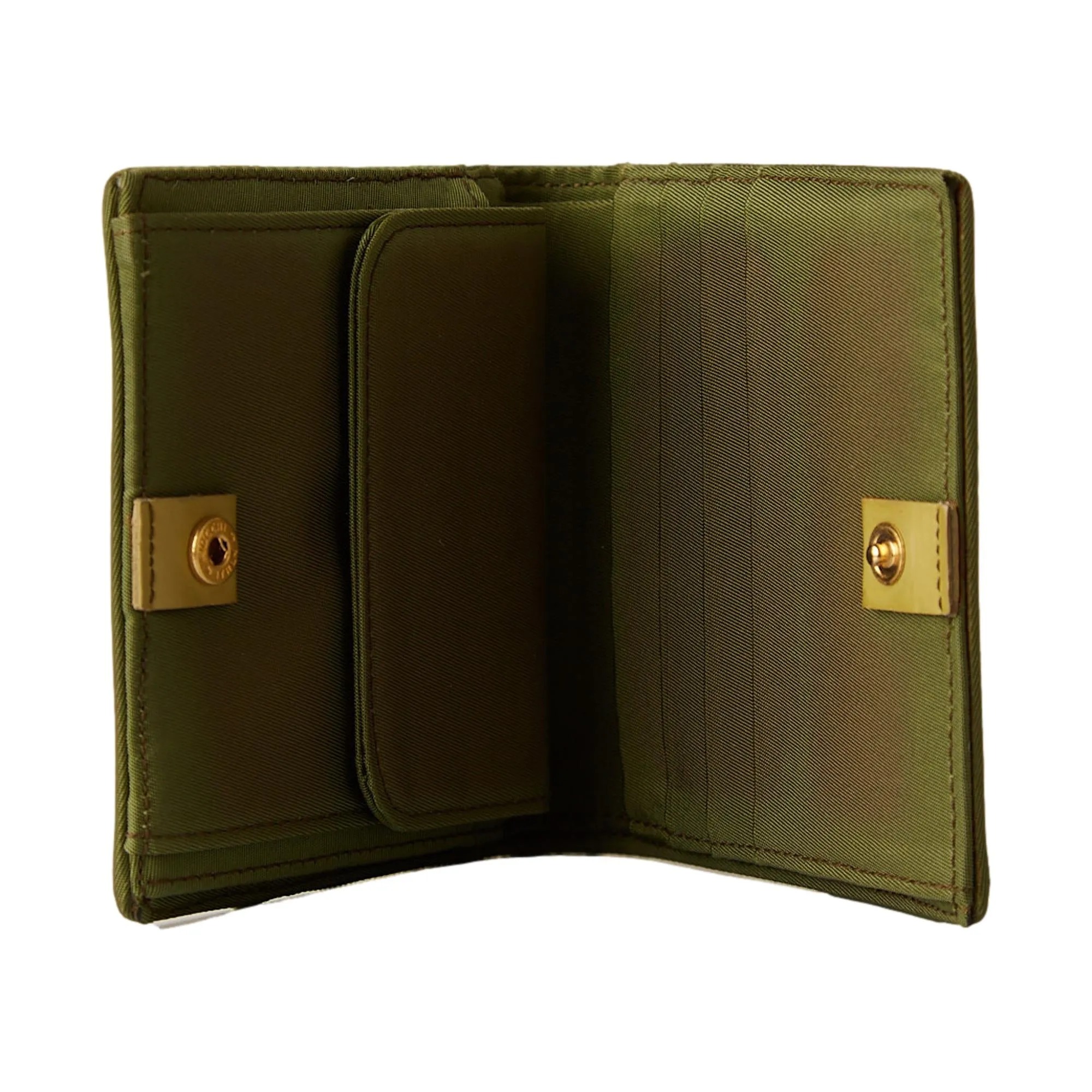 Dior Pink   Green Calf-Hair Wallet
