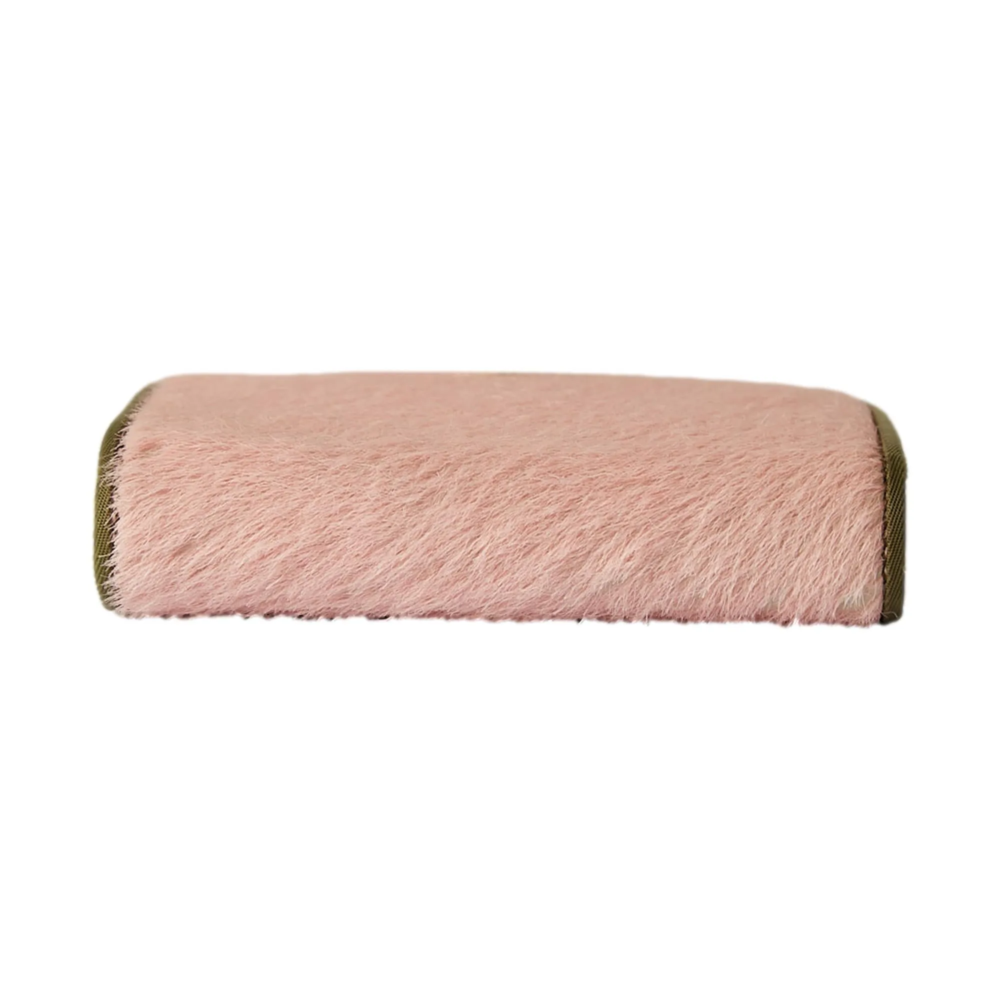 Dior Pink   Green Calf-Hair Wallet