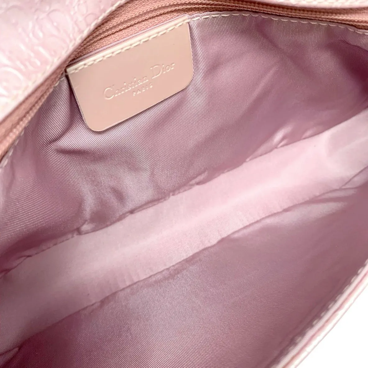 Dior Pink Logo Shoulder Bag