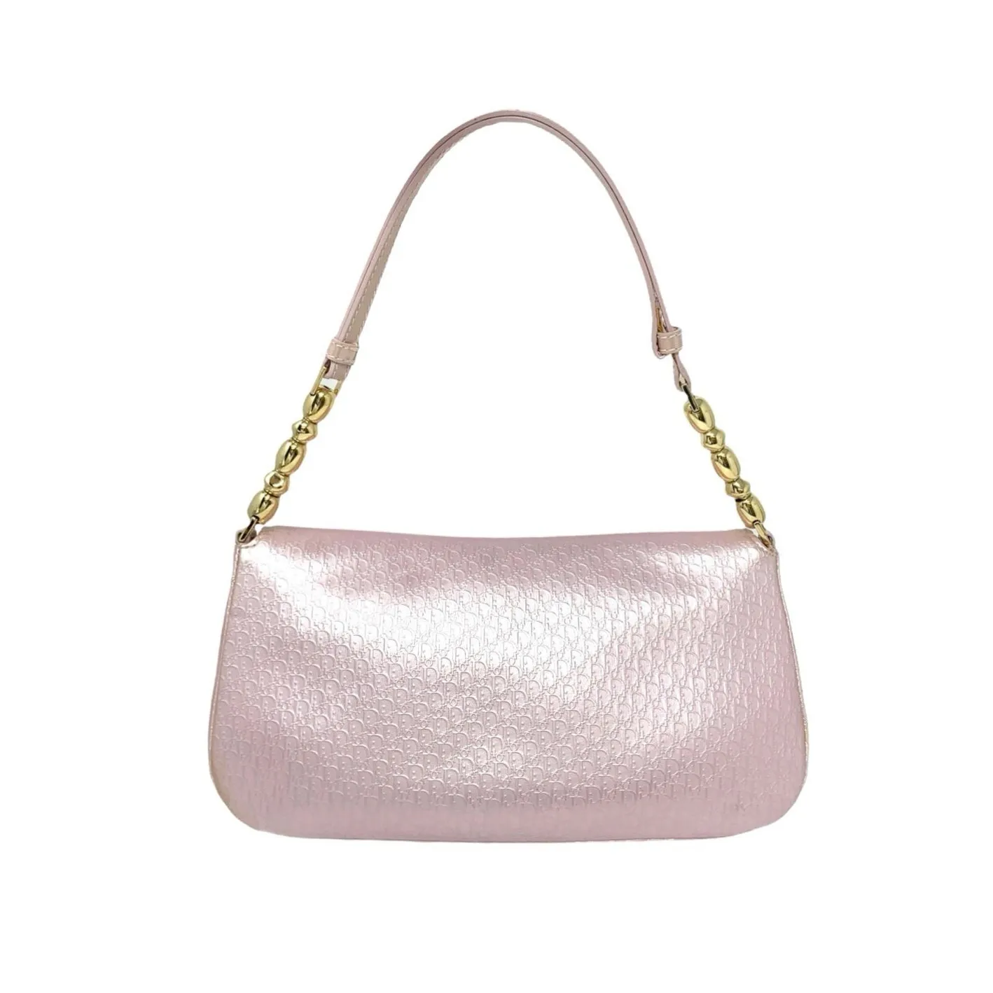 Dior Pink Logo Shoulder Bag