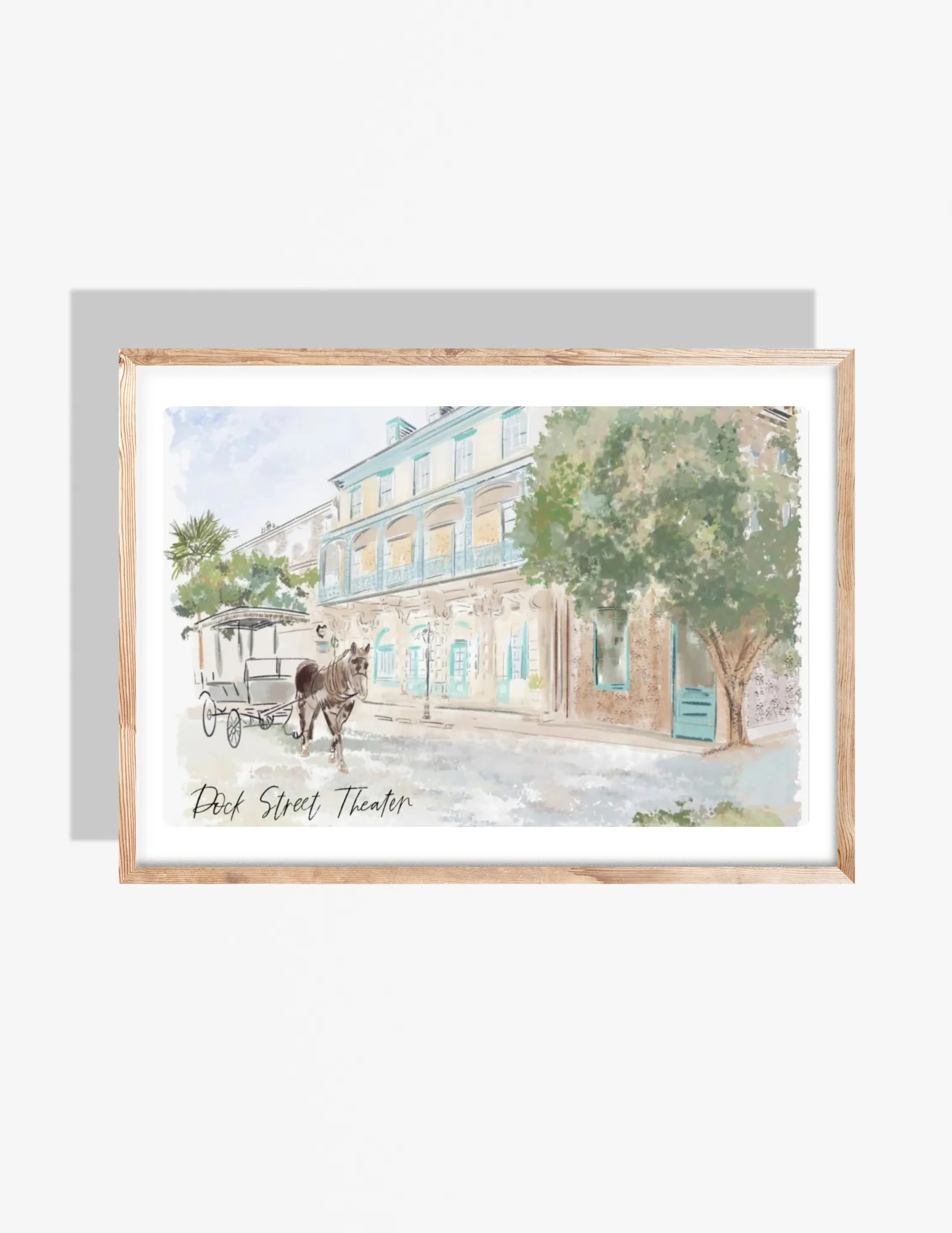DOCK ST. THEATER - Art Print