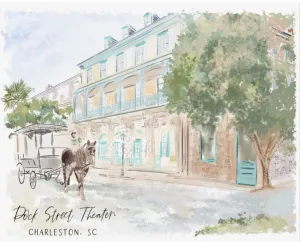 DOCK ST. THEATER - Art Print