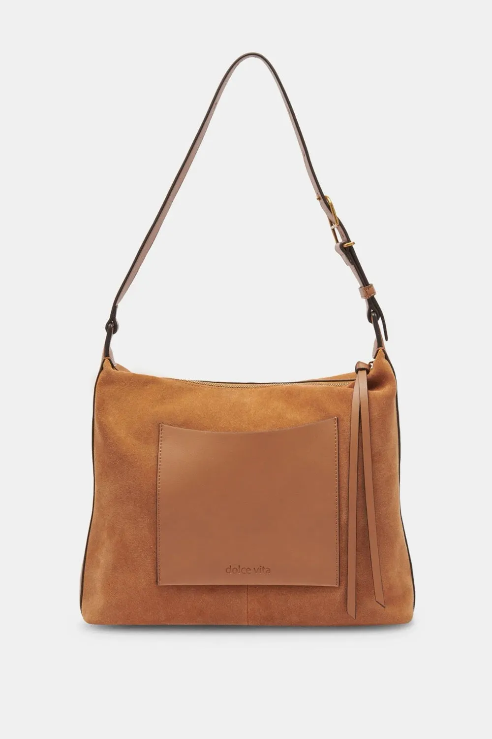 DOLCE VITA Hana Hobo Shoulder Bag with Back Patch Pocket