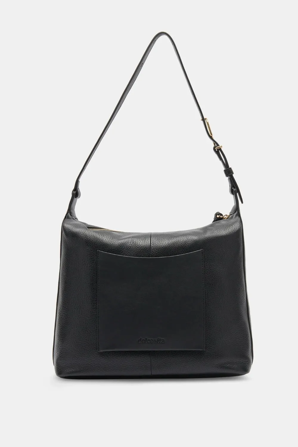 DOLCE VITA Hana Hobo Shoulder Bag with Back Patch Pocket