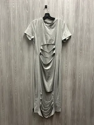 Dress Casual Midi By Shein In Grey, Size: 1x