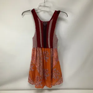 Dress Casual Short By Free People In Orange, Size: Xs