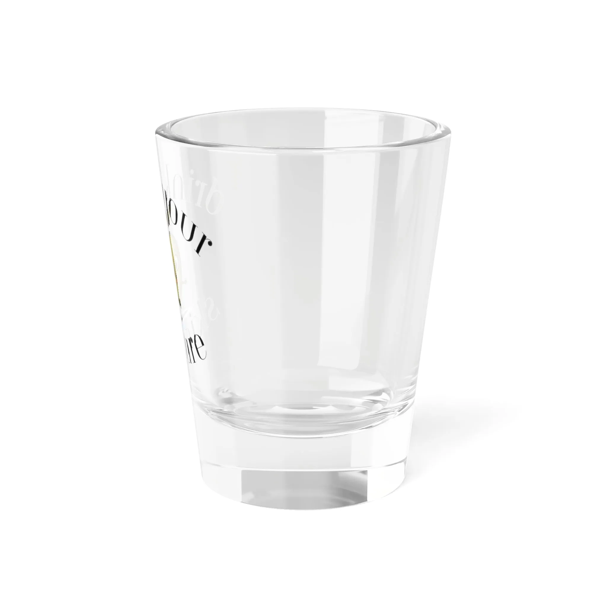 Drink your skincare / olive tree cartoon / Shot Glass, 1.5oz