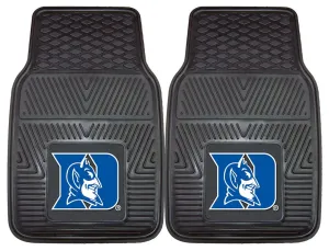 Duke Blue Devils Heavy Duty 2-Piece Vinyl Car Mats