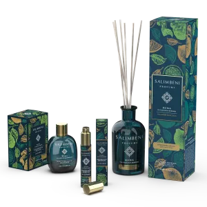 Eau de Parfum Elisir di Bergamotto 100 ml   Eau de Parfum Elisir di Bergamotto 15 ml IN PROVA OMAGGIO   Diffusore a Bastoncini 250 ml Elisir di Bergamotto IN PROVA OMAGGIO