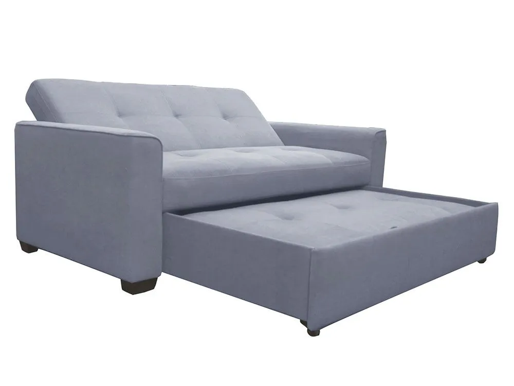 Eco Sofa Bed Upholstered Natural Fiber Couch Non Toxic Slate