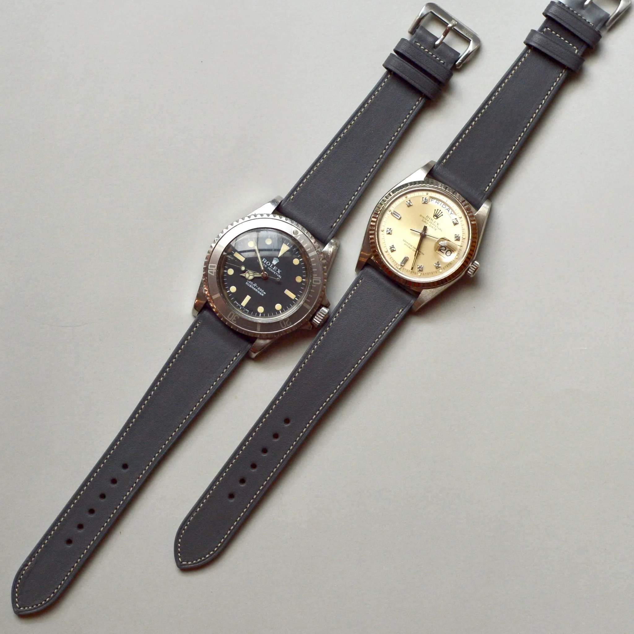 ELEPHANT GRAY NOVONAPPA SMOOTH CALF STANDARD STRAP
