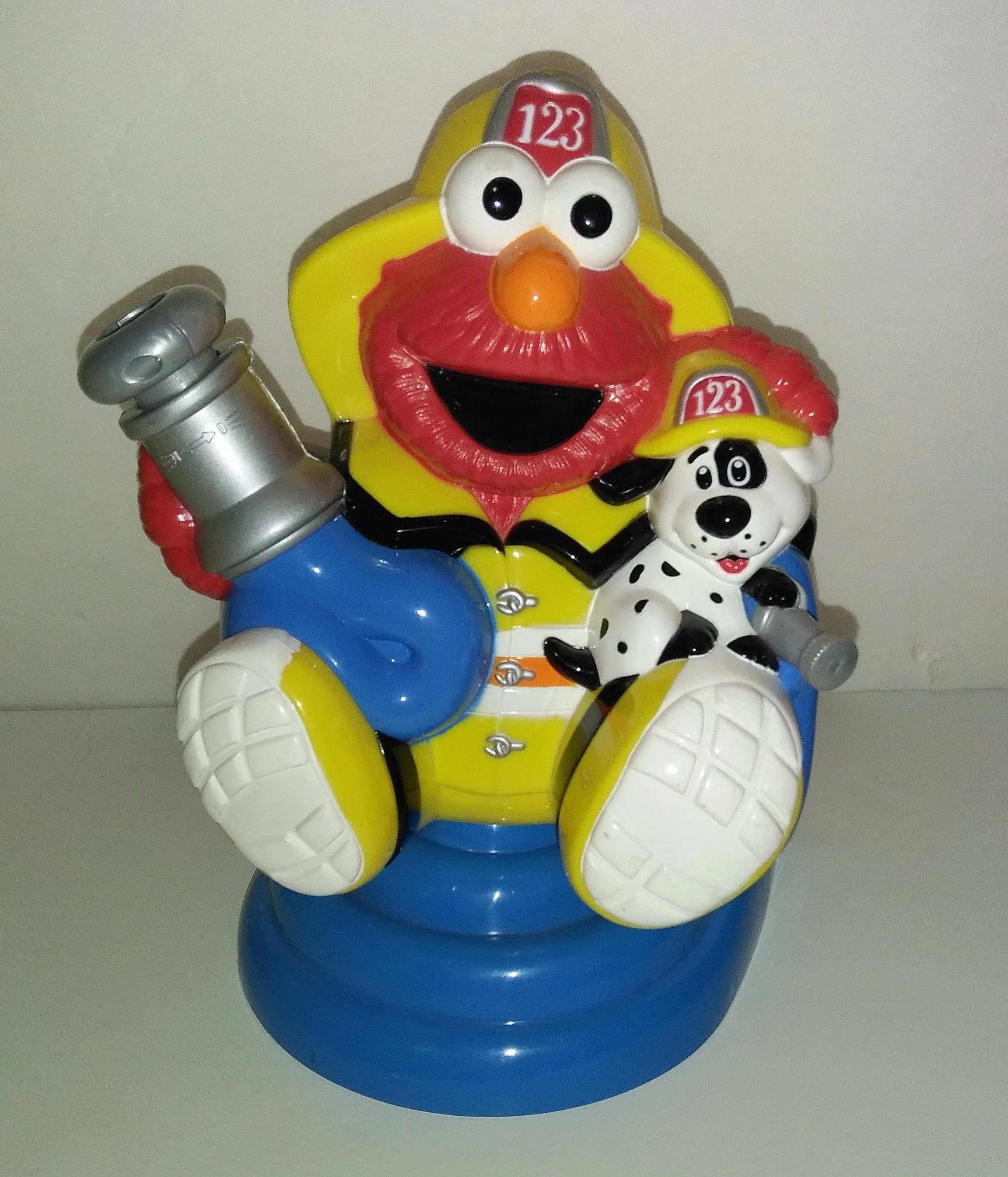 Elmo Sesame Street Grow With Me Fireman Sprinkler