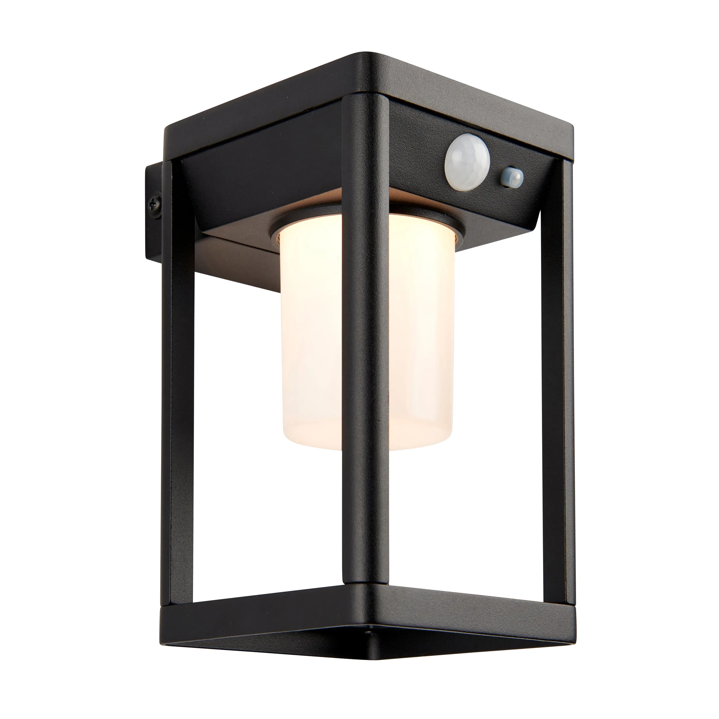 Endon 96928 Hallam 1lt Wall Textured black & white pc 2.7W LED (SMD 3528) Warm White