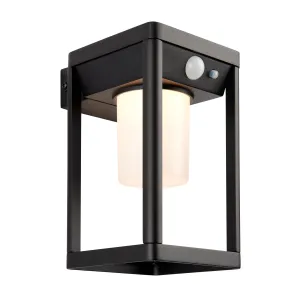 Endon 96928 Hallam 1lt Wall Textured black & white pc 2.7W LED (SMD 3528) Warm White