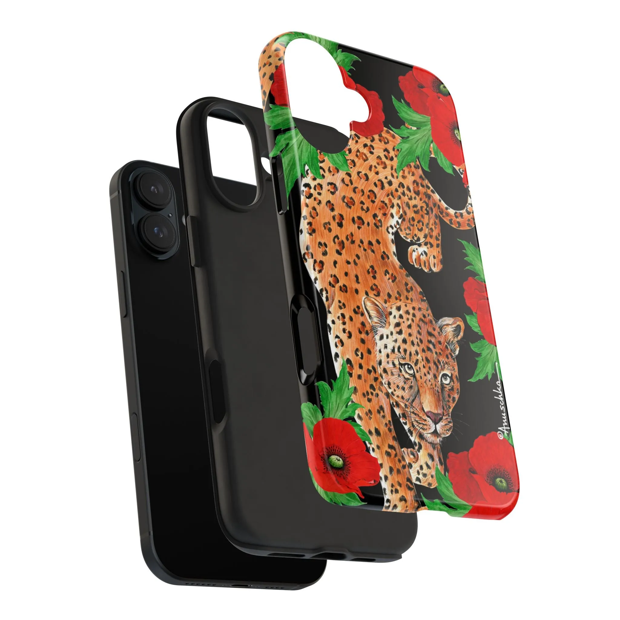 Enigmatic Leopard Tough Phone Cases