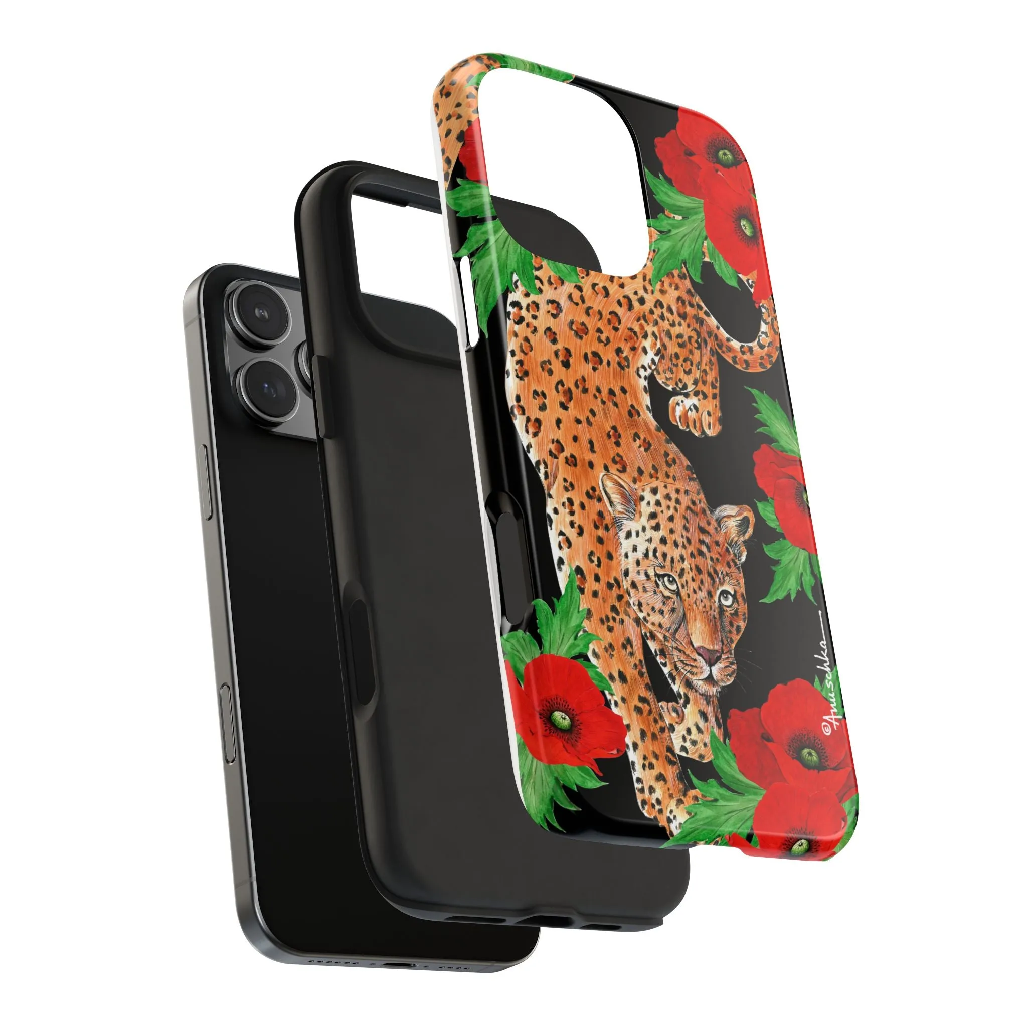 Enigmatic Leopard Tough Phone Cases