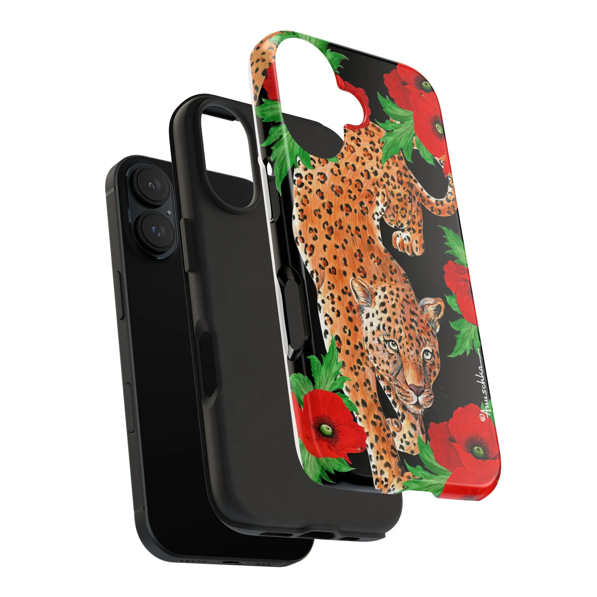 Enigmatic Leopard Tough Phone Cases