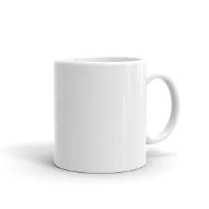 Enneagram 5 White glossy mug