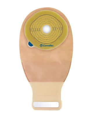 Esteem®  One-Piece Stomahesive® Skin Barrier, Pre-Cut Stoma Opening 1-3/16" (30mm), Drainable Pouch, Transparent 12" (30.5cm), InvisiClose® - Box of 10