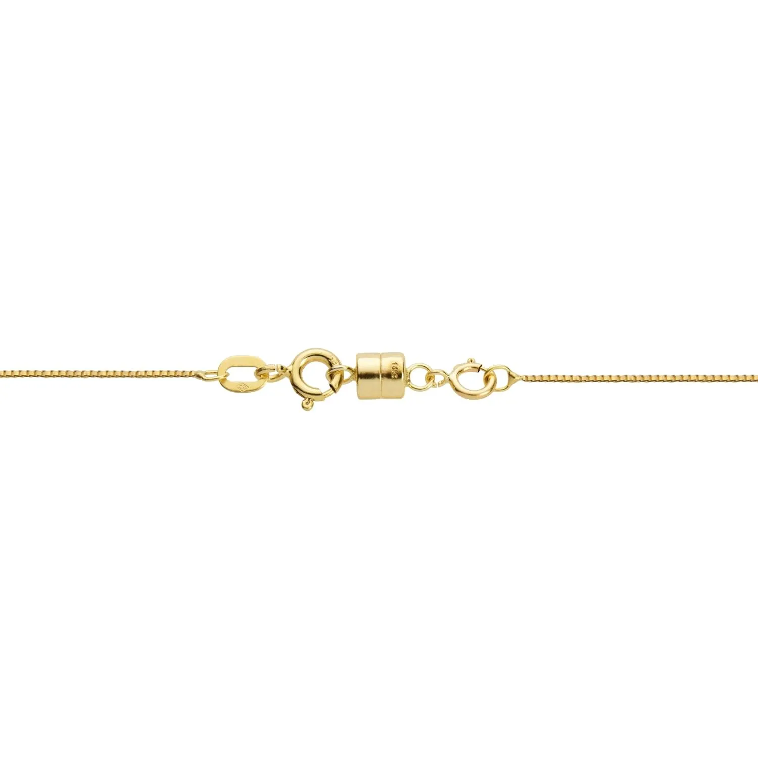 Everyday Elegance Solid 14K Yellow Gold Magnetic Clasps and Closures for Necklaces Bracelets Anklets| Clasp Converter | with Spring Ring Clasp | 1 Clasp | 5.5mm Thickness