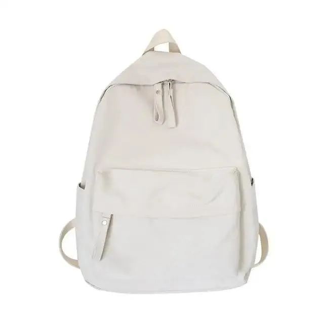 Fashionable Backpack And School Bag For Teenager Girls Stylish Anti Theft Laptop Shoulder Bags Solid Color Travel Backpack