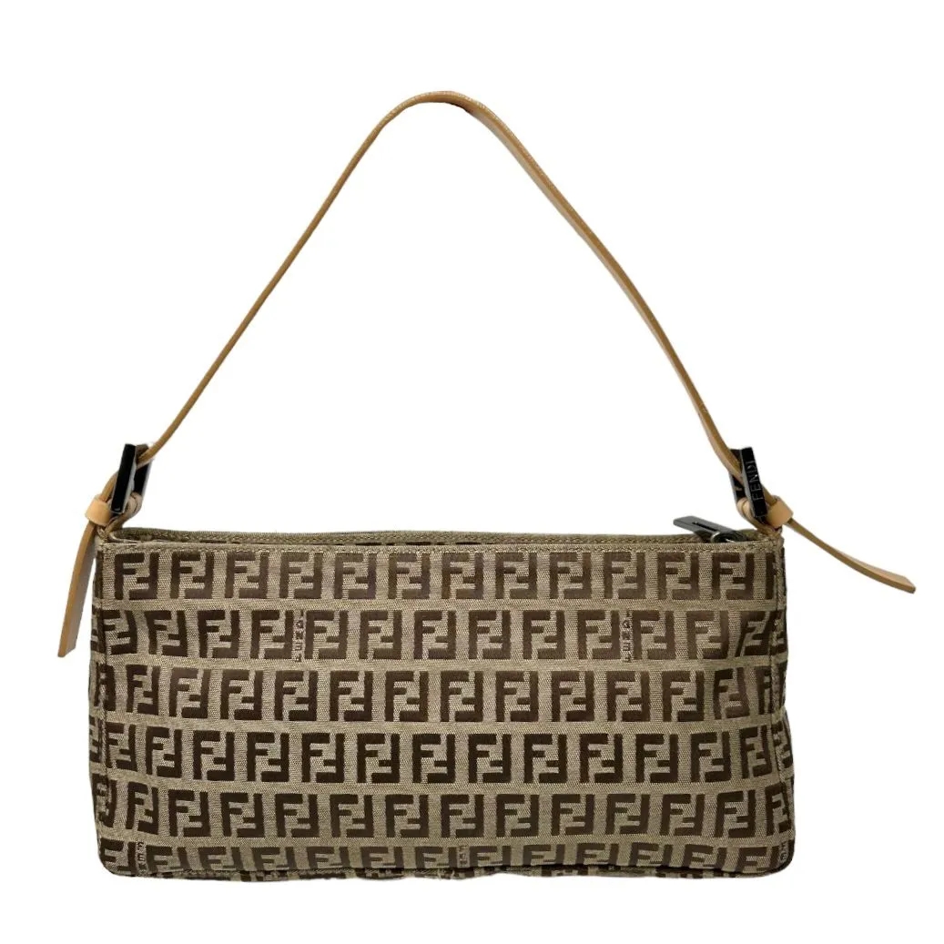 Fendi Tan Logo Mini Shoulder Bag
