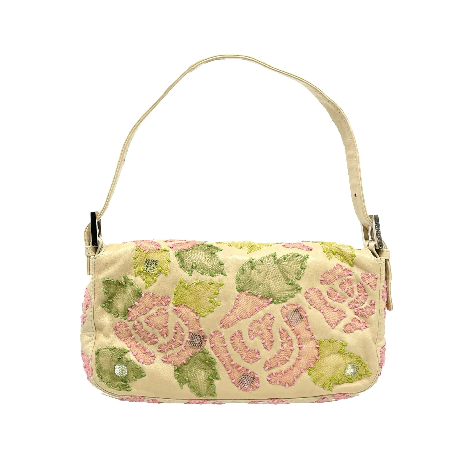 Fendi Tan Rose Baguette