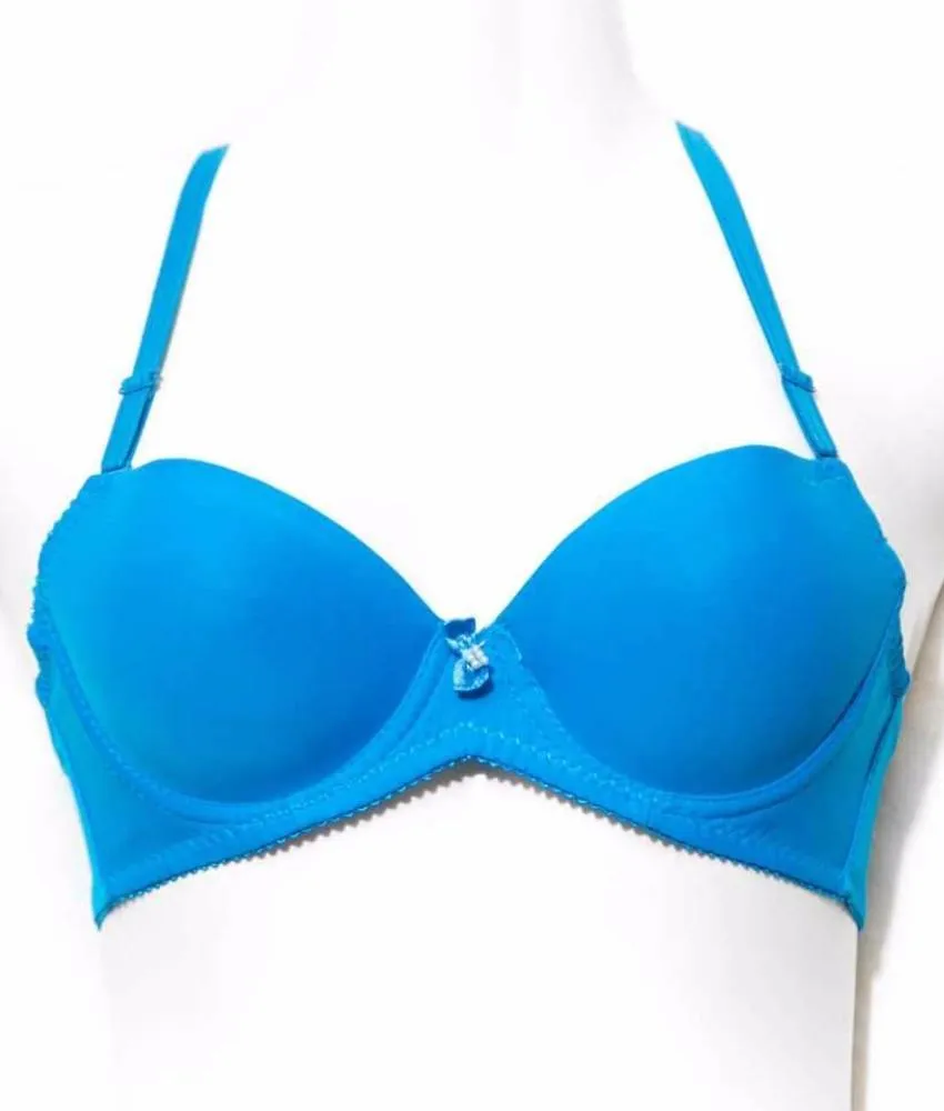 Ferozi Pushup Bra - Massage Form Bra with Removable Straps - Underwired Single Padded Bra
