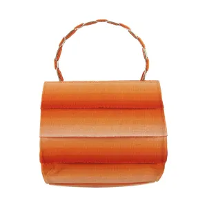 Ferragamo Orange Mini Gross-Grain 2way Bag