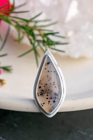 FINE RARE MONTANA AGATE RING