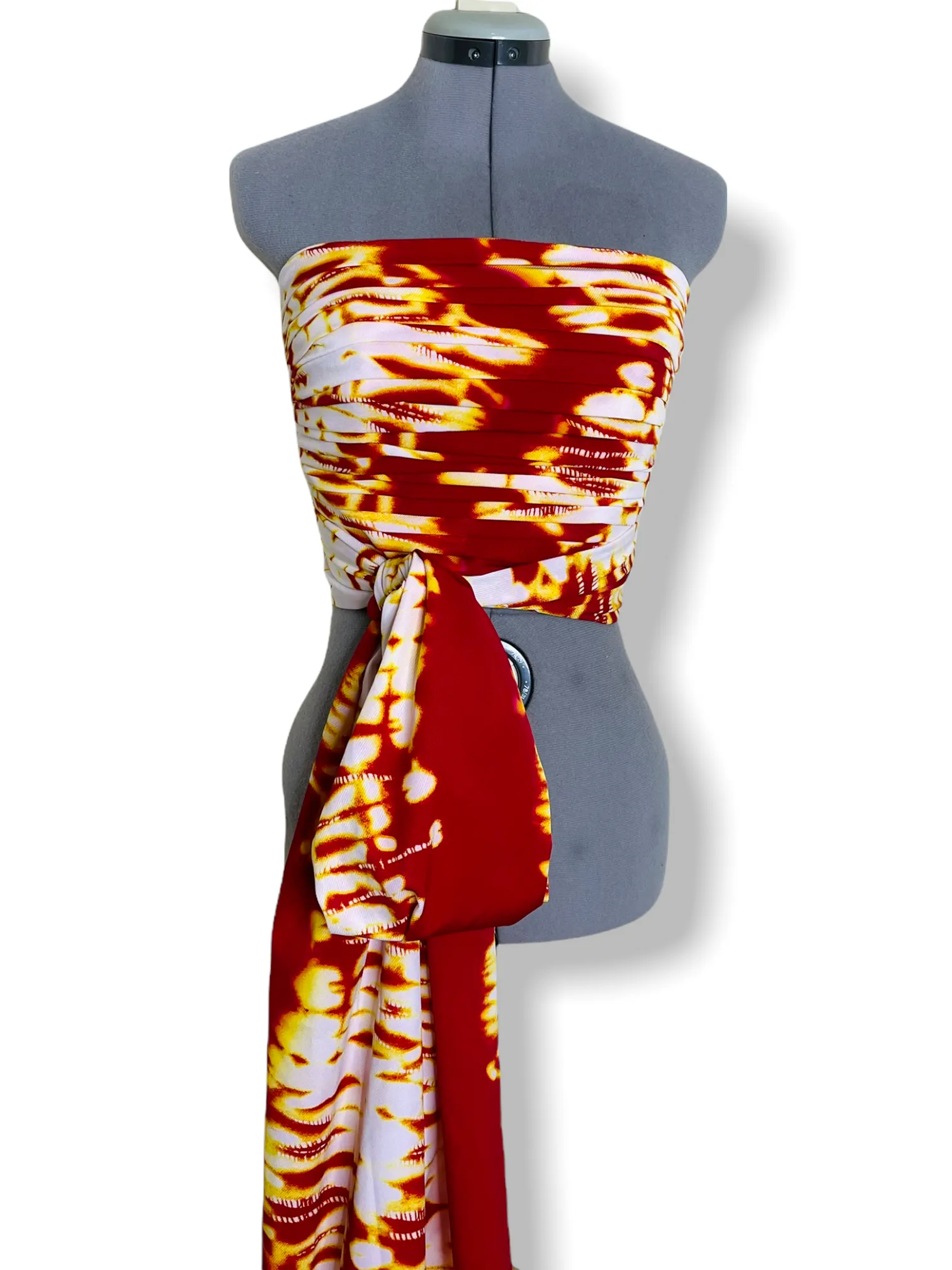 Fire Draped bustier