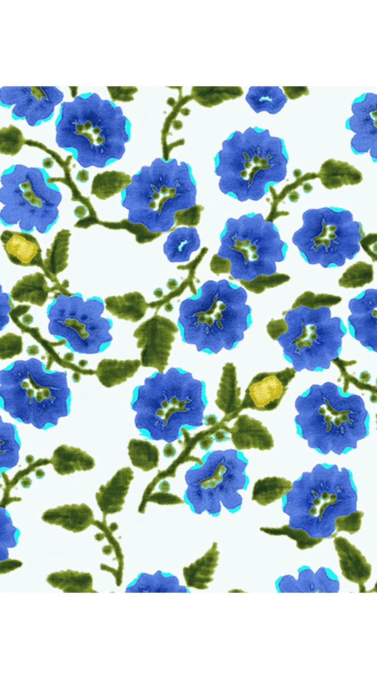 Florance Dress #2 Crew Neck Sleeveless Long Length Cotton Stretch (Azalea Flower Small)
