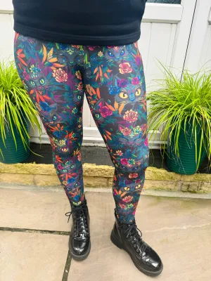Flowering Feline CASUAL Leggings