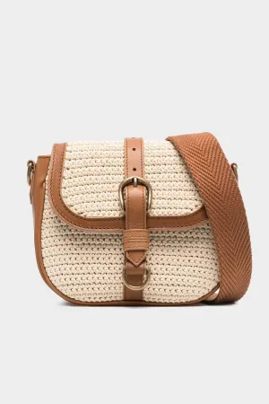 Francis Raffia Bag in Natural