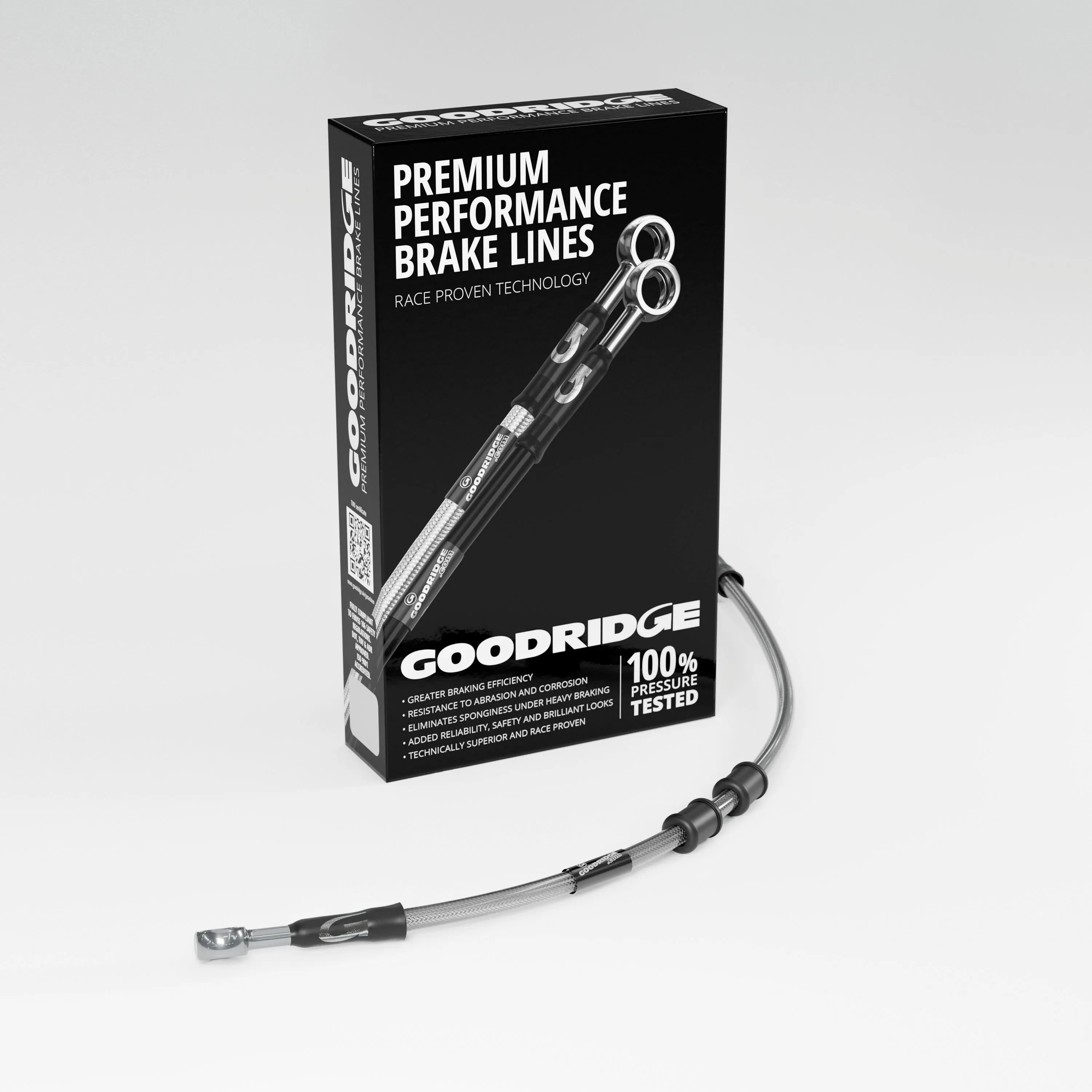 FRONT UPPER BRAKE HOSE KIT (M/C-ABS) FOR HARLEY DAVIDSON FXBBS STREET BOB 114 (ABS) 21-24